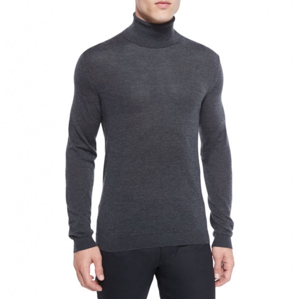 Theory Vilass P Harman Turtleneck Pullover Sweater Wool